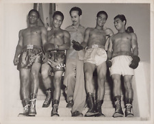 CUBA CUBAN BOXER CHAMPIONS BOXERS BOXING SPORT NEWTON ESTAPE 1950s PHOTO 150 picture