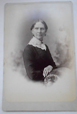 c1890s Sparta, Wisconsin Young Lady Cabinet Card Photo Antique Richardson picture