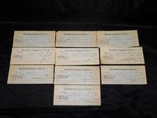 Lot 10 1905 First National Bank Hartshorne Indian Territory Checks OK Oklahoma picture