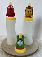 Vintage Cartoon Character Children’s Cups Clifford Pooh Thomas Tank Engine 80’s picture