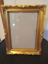 Vintage Florentine Italy Gilt Wood Photo Frame Easel Back 8 X 6 photo fits 5 X 7 picture