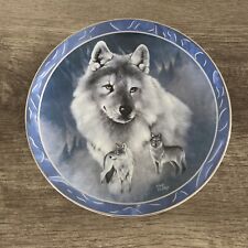 Vintage Bradford Exchange 1994 Silver Scout Spirit of the Wilderness Wolves  picture