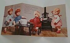 Vtg KATHE KRUSE DOLL CARD For Your First BIRTHDAY Hallmark Foldout Orig 25 Cent picture