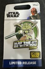 LIMITED RELEASE YODA STAR WARS MAY THE 4TH FOURTH BE WITH YOU 2020 DISNEY PIN picture