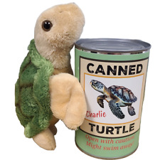 Fun Unique Gifts Canned Turtle- Plush Sea Turtle in a Tin Can w/Jokes picture