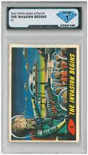 1962 Topps Mars Attacks THE INVASION BEGINS #1 💎 DSG 1 Poor picture