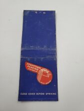 Downtown Parking Stations Chicago Illinois Locations Matchbook Cover picture