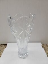 Lenox crystal vase shooting star 14” Tall Large wide mouth flare picture