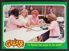 Grease 1976 Is Sandy too pure to be pink? Movie Topps Card #87 (NM) picture