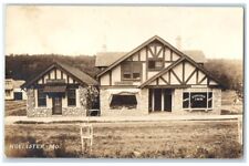 c1910's Bank And English Inn View Hollister Missouri MO RPPC Photo Postcard picture