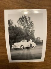 Vintage 1940s Oldsmobile Car w/ Woman Real Photo Photograph Automotive P1H picture