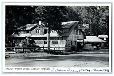 c1930's Anlauf Motor Lodge Dining Room Car Anlauf Oregon OR Vintage Postcard picture