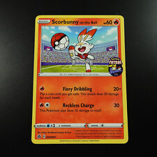 Scorbunny on the Ball 004/005 Promo Pokemon Card Fustal Football picture