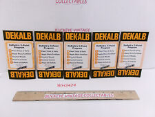 Lot Of FIVE~ NOS. ~1960's DEKALB POCKET NOTEBOOKS FARM SEED CORN ADVERTISING picture