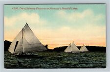 Minnesota, ON THE LAKES, BOATING ON THE WATER, Vintage Postcard picture