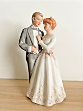 Bride & Groom topper 1982 Enesco Treasured Memories On the Day We Were Wed E8816 picture