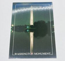Vintage Postcard Washington Monument White Marble Shaft Night Reflection P2 picture