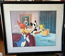 Woody Woodpecker Banquet Busters L/ED Animation Cel Signed by Walter Lantz-12/20 picture