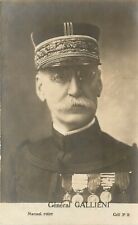 RPPC Postcard; General Gallieni Franco-Prussian War & WWI Military, France picture