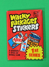 1979 Topps Wacky Packages Stickers 1st Series Sealed Wax Pack 6 Stickers picture