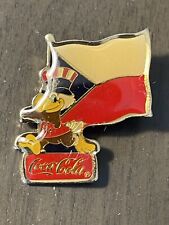 Coca Cola Pin “Czechoslovakia” 1984 Olympics International Flag Pin Series Los  picture