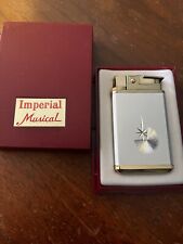 Vintage Mid-century Royal Musical Gas Lighter - EXC IN BOX WOW picture