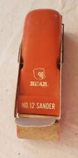 VINTAGE 1960s Norton Tool Bear Brand No. 12 Sander Red picture