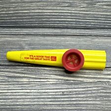 Vintage McDonald’s Wright State Plastic Yellow Red Kazoo picture