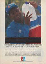 1990 Dominos Pizza Wheeling WV Morgan Pam Lacefield vtg print ad advertisement picture