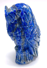 3.5'' Natural Lapis lazuli Crystal Carved Owl sculpture , Home Decoration picture
