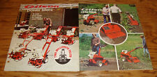 Original 1977 1978 Gilson Rear Tine & Power Tiller Sales Brochure Lot of 2  picture