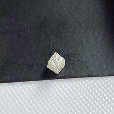 0.57CT 3.7mm Box Shaped Rare Unique Natural White Diamond Cube Earth Mined Rough picture