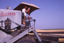 Vintage 35mm Slide-Combine Harvester Farm Equipment picture