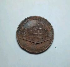Vintage 1899 National Export Exposition Expo Philadelphia PA Bronze Medal 44.5mm picture