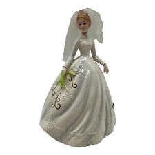 Vintage Josef Originals Figurine Here Comes The Bride Wedding Music Box Musical picture