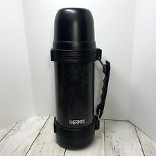 Vintage Thermos Brand Thermax VTG Thermos Black Charcoal 12 1/2