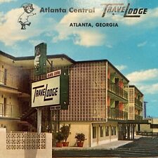 Postcard GA Atlanta Central TraveLodge Downtown Curt Teich 1964 picture