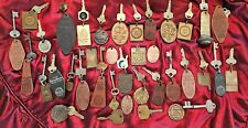 Fabulous Old Hotel Key Fob 38 Piece Lot From Historic Hotels Across The Country picture