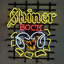 Shiner Bock Neon Bar Signs Beer Bar Pub Party Store Homeroom Wall Decor 19x15 picture