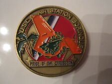 U.S.C.G. AIR STATION BORINQUE PRIDE OF THE CARRIBEAN CHALLENGE COIN -  OFC-11 picture
