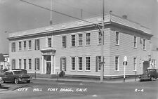 CITY HALL, FORT BRAGG, CALIFORNIA, RPPC VINTAGE POSTCARD (SX 676) picture
