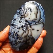 The most beautiful 107.2g Natural Gobi eye agate  Madagascar 32X82 picture