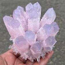 310g+ New Find Light Pink Phantom Cluster Crystal Geode Specimen Ornament Decor picture