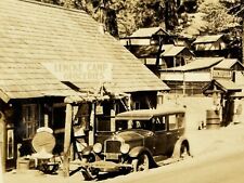 2R Photograph Lemcke Camp Groceries Store Big Bear Lake California RPPC Postcard picture
