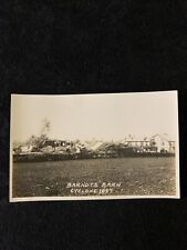 c1908 TELFORD PA BARNDTS BARN CYCLONE OF 1897 DAMAGE PHOTO RPPC POSTCARD. Unpost picture