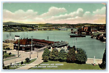 c1910 Canadian Pacific Railway Office Victoria British Columbia Canada Postcard picture