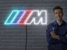 BMW M Neon Sign, M Logo Car Neon Sign Bedroom, Bmw M Logo Led Neon Lights, Room picture