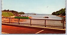 East Blue Hill Maine~Scenic View From Bridge~Pub Eastern Illustrating Vintage PC picture