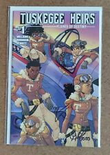 Tuskegee Heirs Flames of Destiny  #1 Greg Burnham 2015 Signed picture