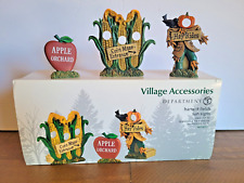 Dept 56 Village Accessories – Harvest Fields Fun Signs, 4054216, Set 3 picture